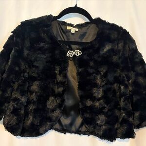 Haani Faux Fur Bolero -Small
